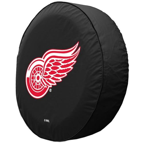 Detroit Red Wings Tire Cover - Small (28.5" x 8") Black Vinyl