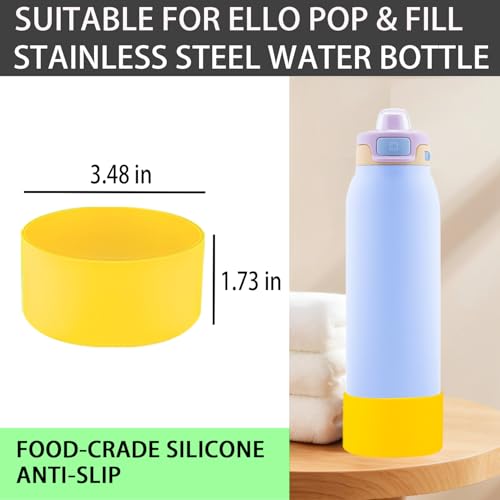 Silicone Protective Boot for 32oz Water Bottle - Yellow - 2 Pack