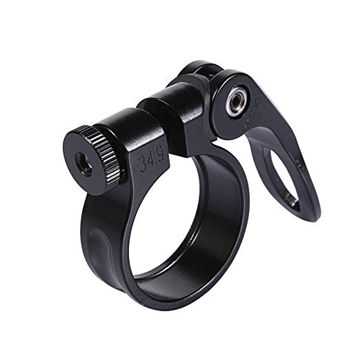 Aluminum Quick Release Bike Seat Post Clamp - 31.8mm & 34.9mm - Sblack34.9