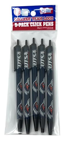 NCAA Retractable Click Pens - 5-Pack in UTSA Team Colors
