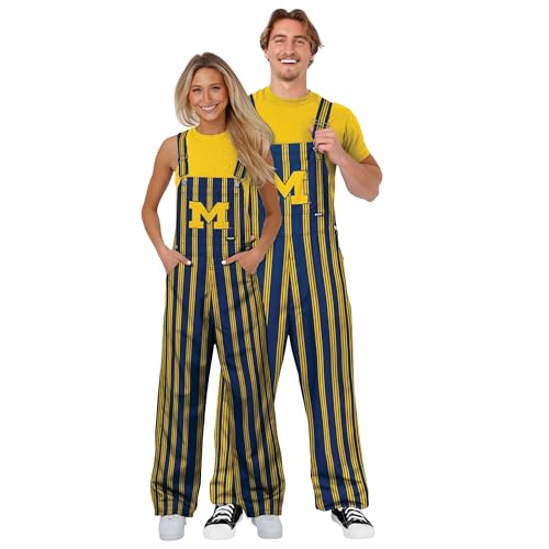 NCAA Women's Bib Overalls with Team Logo - Michigan Wolverines, Medium