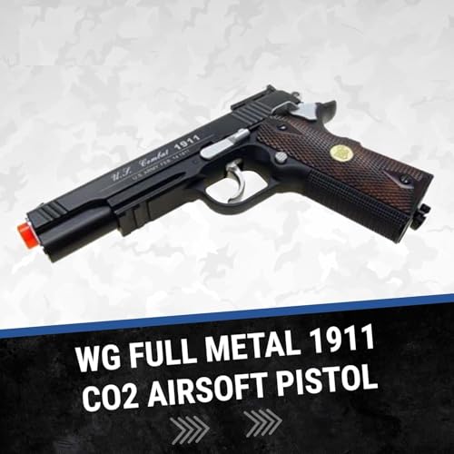 CO2 Airsoft Pistol - Full Metal 500 FPS M1911 Handgun
