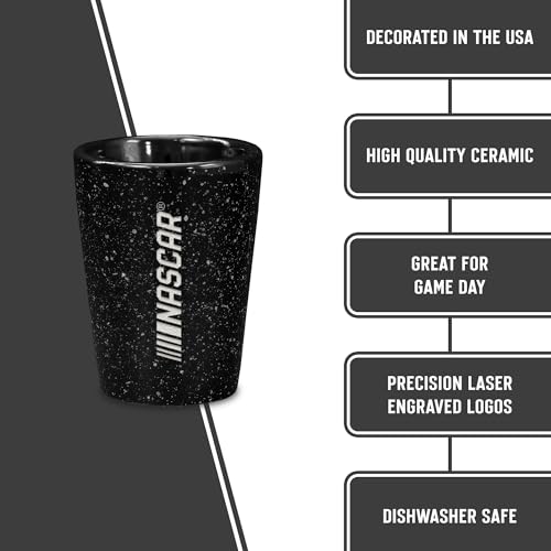 2oz Ceramic Shot Glass - Laser Engraved Ross Chastain Alt