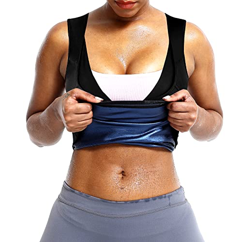 Women’s Sauna Waist Trainer Vest Large-X-Large Sweat Shaper Tank Top