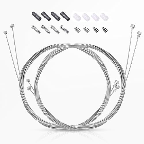 4PCS Universal Bicycle Brake Cable Set - 2M Long MTB/Road