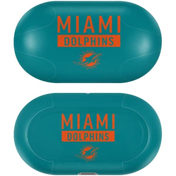 Miami Dolphins Galaxy Buds+ Skin - Teal Performance Series