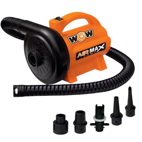 120V AC Electric Pump - 600 L/min Inflator with 5 Adapters
