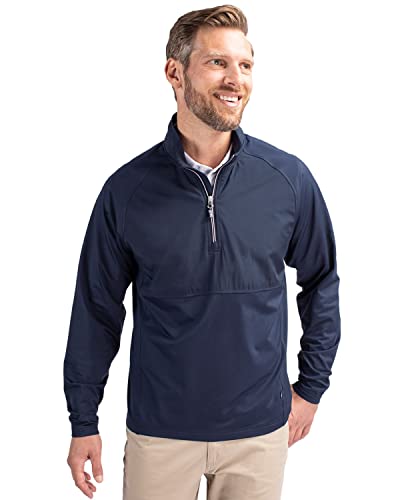 Men's Eco Knit Hybrid Quarter Zip - Large / Black