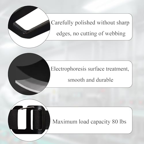 G Hook Buckles Tactical Adjustable Webbing Shaped Wave Buckle with