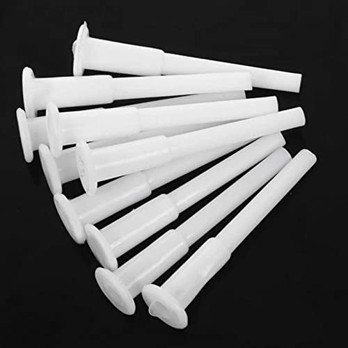 10-Pack Air Stopper Plugs for Gym Balls - Durable Plastic Nozzles