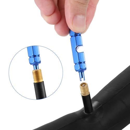 Valve Core Repair Tool Set - 2 Pcs Blue & Black
