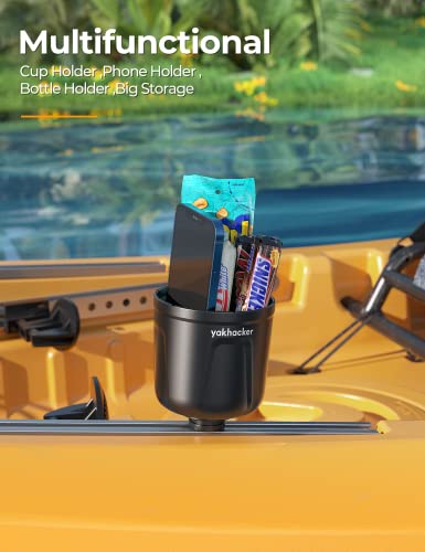 Kayak Cup Holder - Multi-Functional Drink & Phone Holder - 1 Pack