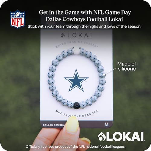Dallas Cowboys Silicone Beaded Bracelet | Unisex Sports Jewelry