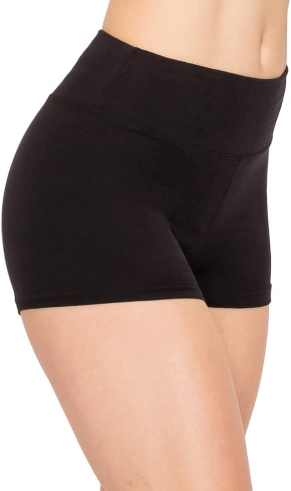 ALWAYS Yoga Shorts for Women - High Waisted Anti-Chafing Biker Shorts for Yoga & Running