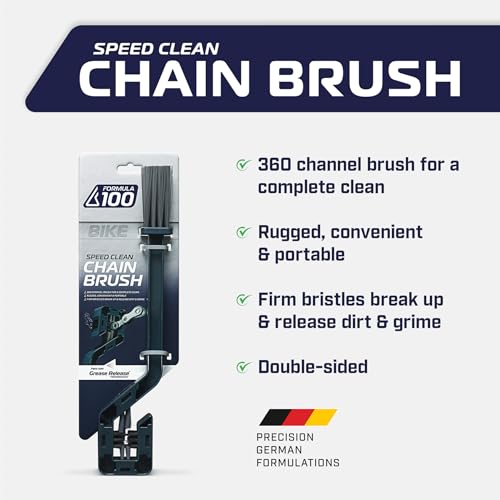 Speed Clean Bicycle Chain & Drivetrain Brush – Deep Cleaning Tool for Bikes & eMotos