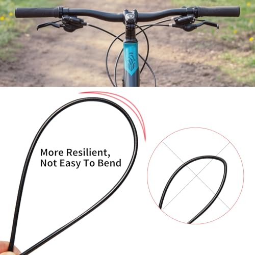 Universal 5mm Lined Bicycle Brake Cable Housing - 3m with Caps