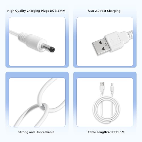 USB Charging Cable for Hatch Sound Machines – 4.9FT Length, Pack of 1