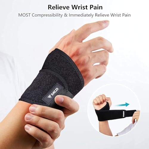 Adjustable Carpal Tunnel Wrist Brace - One Size Black Support