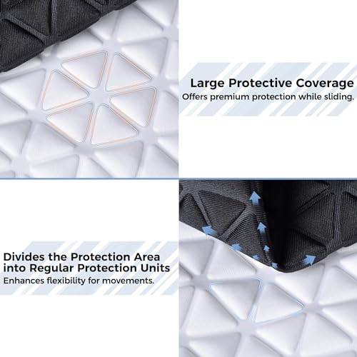Girls Softball Padded Sliding Shorts - Medium White Compression