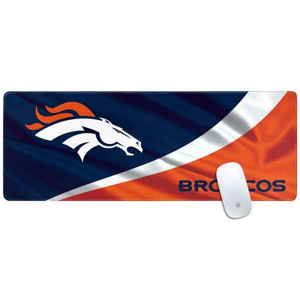 Denver Broncos Gaming Mouse Pad - 31.5" x 11.8" - Waterproof & Non-Slip