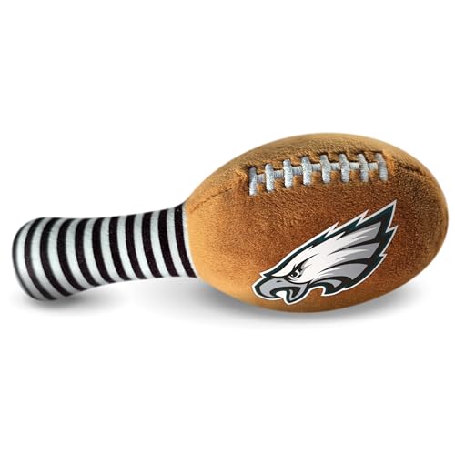Plush Football Rattle Toy - Soft NFL Baby Rattle for Ages 3+