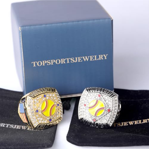 Softball Championship Ring - Finalist Size 9 - 12 Pack