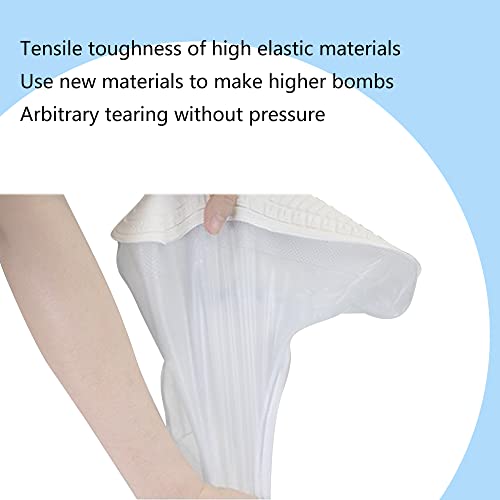 Waterproof Rain Boot Covers - Reusable Non-Slip Galoshes - Large, Transparent