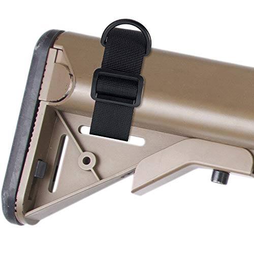 4 Pack Adjustable Gun Sling Adapters - Durable D-Ring Attachments