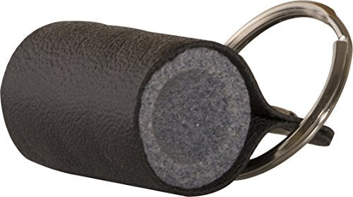 Steel Tip Dart Point Sharpener with Leather Key Ring