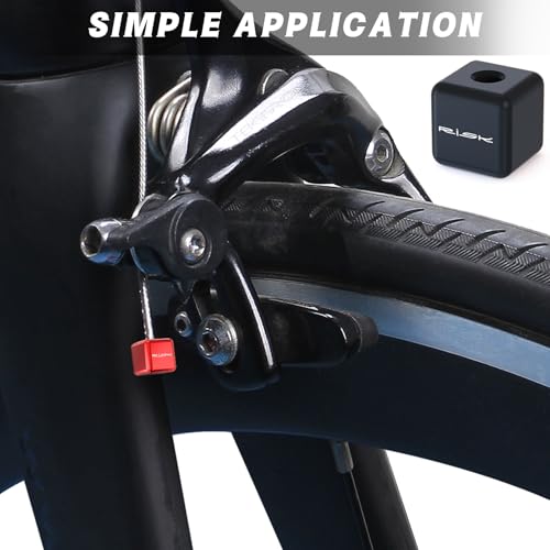 Bike Cable End Caps - Durable Aluminum Alloy - Black