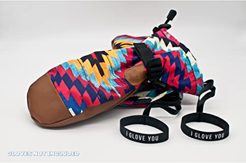 Ski Glove Safety Strap - Elastic Wrist Leash for Mittens