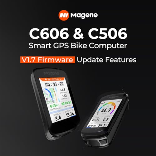 GPS Bike Computer with 2.4" Touchscreen, Smart Navigation & Bluetooth