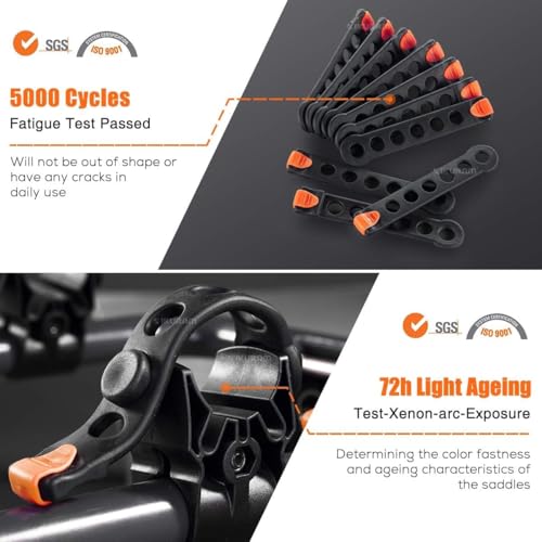 4-Bike Hitch Rack for Cars, Trucks & SUVs - Foldable & Durable