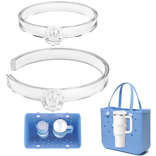 Cup Holder for Bogg Bag - Adjustable Drink Holder - Transparent