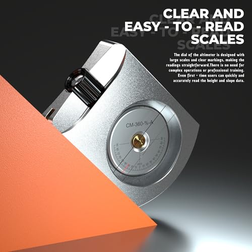 Waterproof Handheld Clinometer - Sighting Altimeter for Hiking & Field Work
