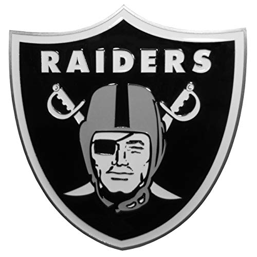 NFL Oakland Raiders Large Logo Hitch Cover - Class II & III