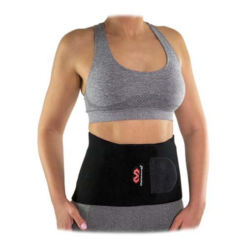 Women’s Waist Trimmer Belt with Support & Posture Correction, Black, One Size