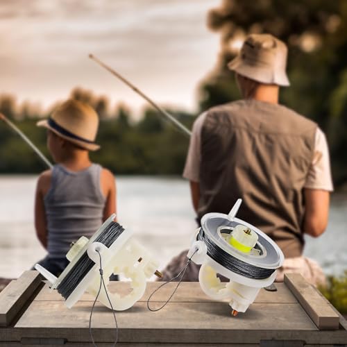 Reusable Kevlar Trip Wire with Reel - 85ft Perimeter Alarm