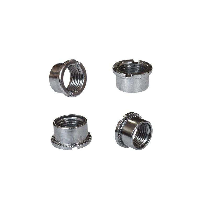 Yuauy 5 pcs for Each Single/Double/Triple Chainring Bolts Screws Disc Crankset Nuts Chainwheel + 10 pcs Washers Fit for Road Bike Mountain Bike MTB (25 pcs)