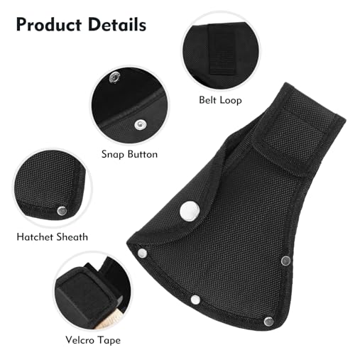 Hatchet Sheath - Premium Oxford Axe Blade Cover with Belt Loop