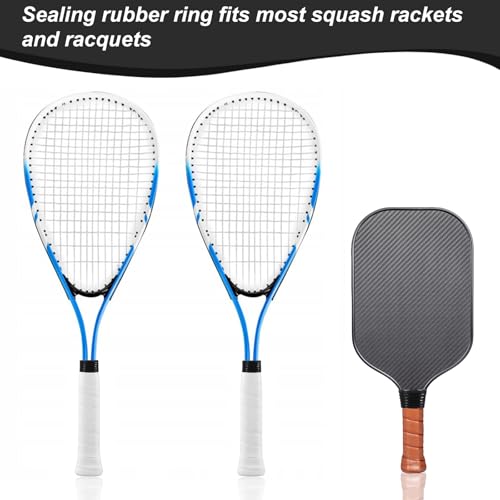 10 PCS Rubber Tennis Racket Grip Rings - Non-Slip Overgrip