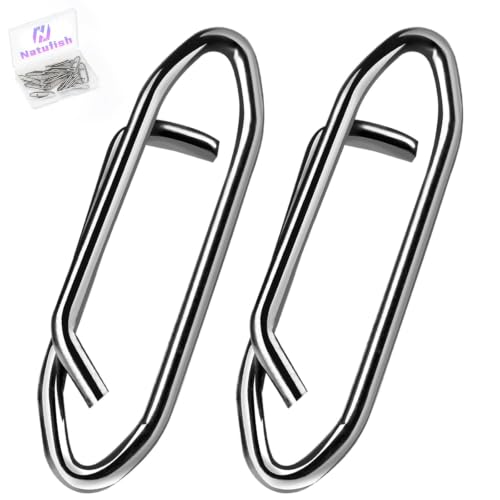 Stainless Steel Fishing Quick Change Snaps - 50 Pieces - Size M