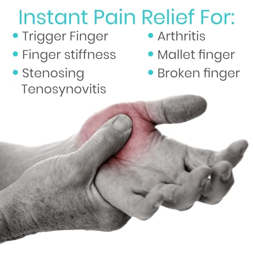 Universal Finger Splint 2 Pack - Support for Injuries & Arthritis