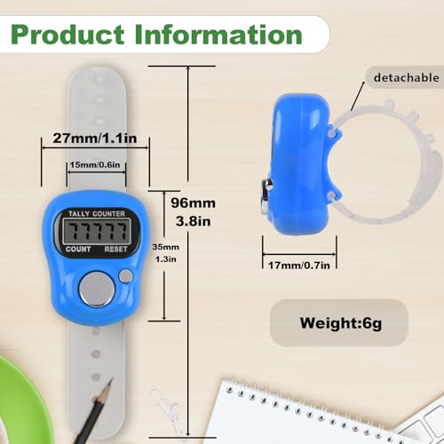 Electronic Finger Counter - 10-Pack Digital Clickers with LCD Display