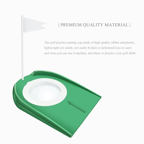 Golf Putting Cup with Flag - Indoor/Outdoor Practice Aid