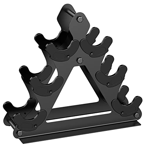 Dumbbell Rack Stand - Metal 3-Tier Weight Storage for Home Gym