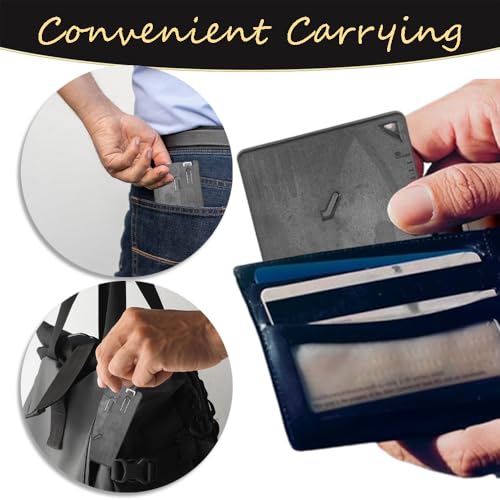 4-in-1 Pocket Credit Knife and Fork Camping Utensils - 3 Inches