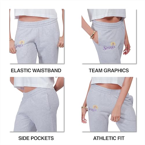 WNBA Official Velvet Plush Jogger Sweatpants - New York Liberty Large