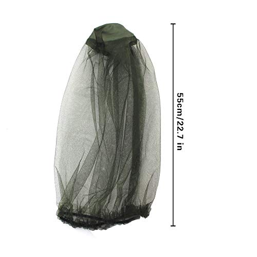 5 Pack Mosquito Head Nets - Lightweight Bug Protection for Outdoor Activities