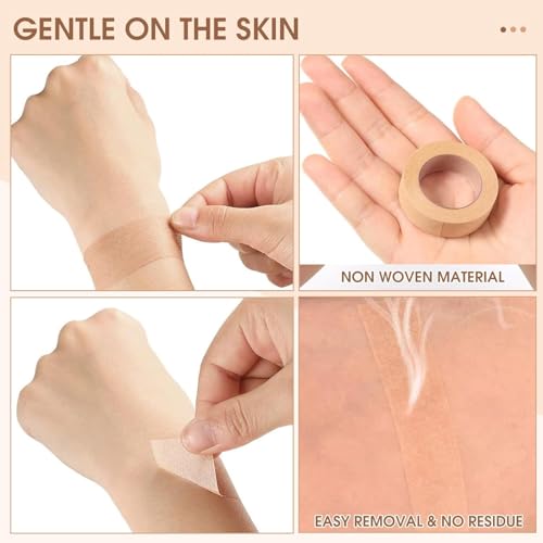 Micropore Medical Tape for Rhinoplasty Recovery - 0.5 in x 10 Yd Beige